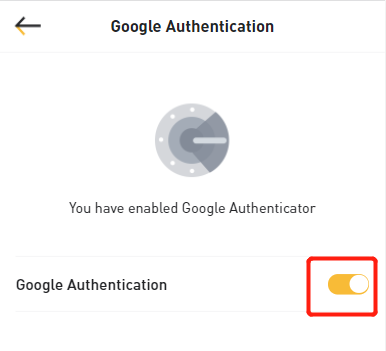 Cách đặt hoặc thay đổi hoặc tắt xác minh Google Authentication (2FA) trong BitYard